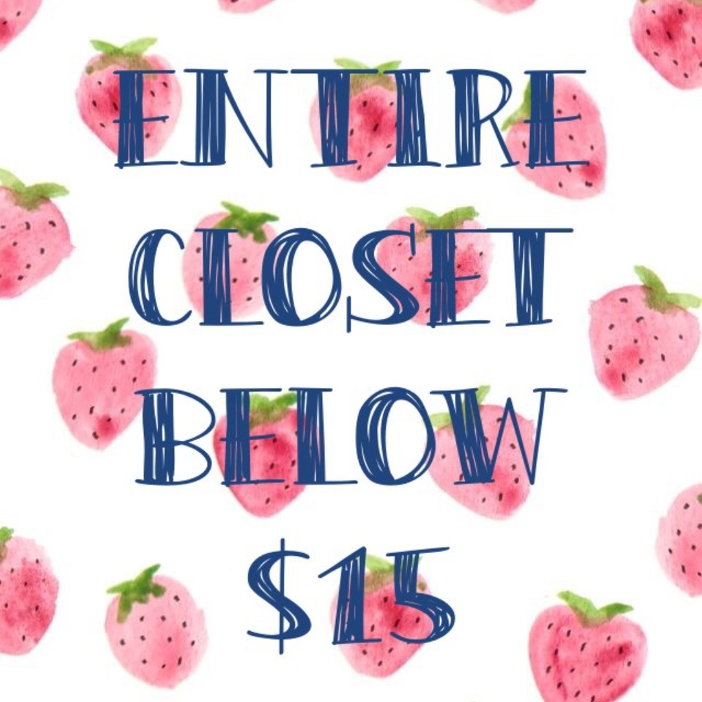 CLOSET CLEAR OUT!